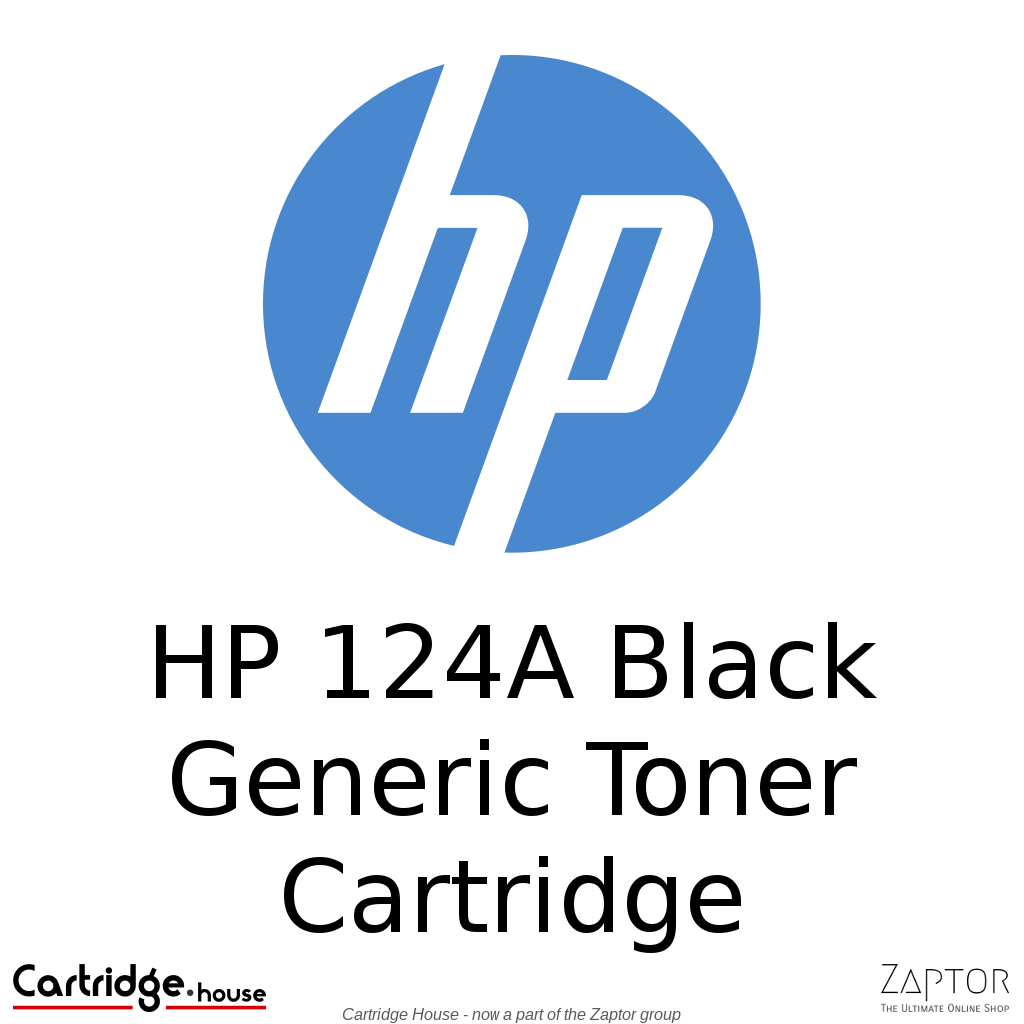 HP 124A Black Toner Cartridge (Q6000A) - Alternate Brand