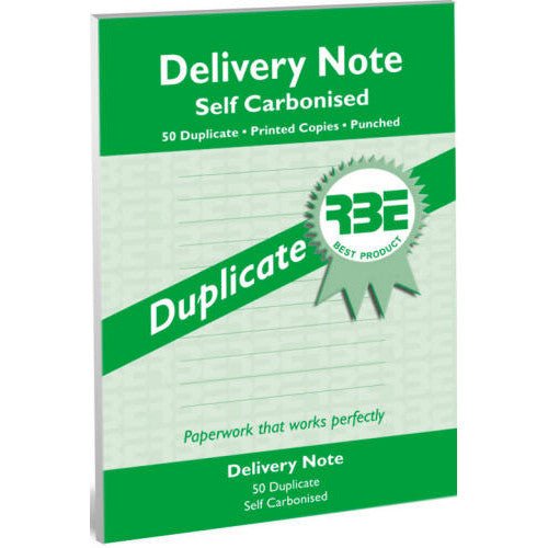 A5 Delivery Note Duplicate Pad