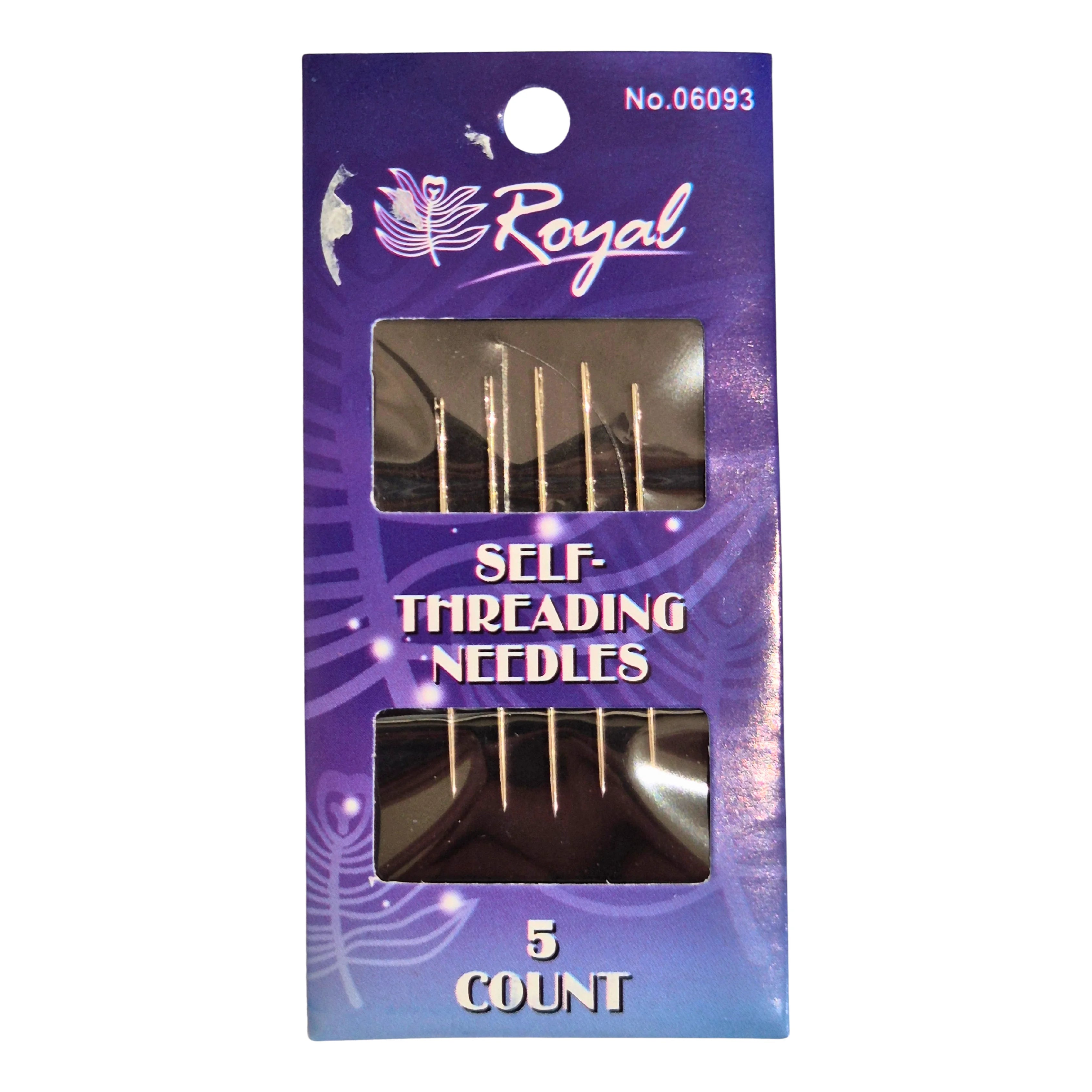 Royal Self-threading Needles - 5 Needles