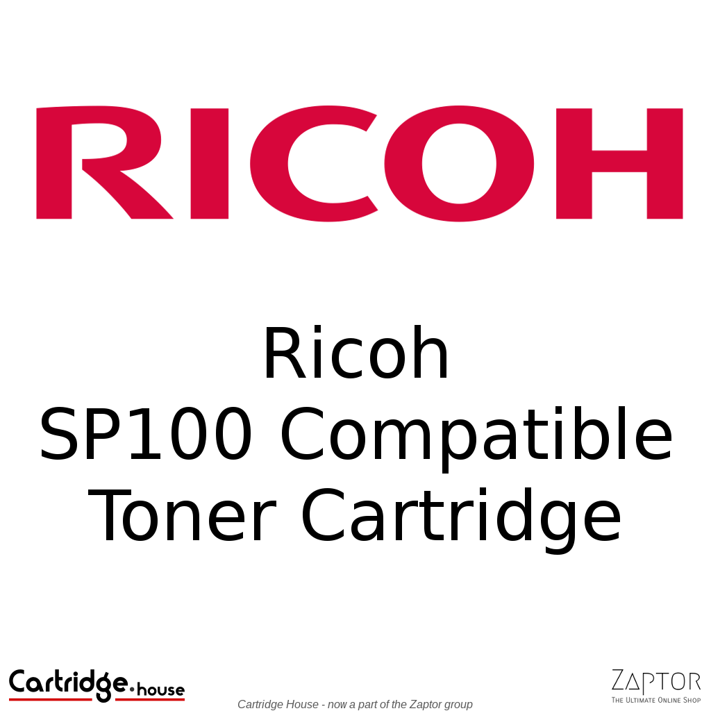 Ricoh SP100/112 Black Compatible Toner Cartridge - Alternate Brand