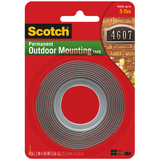 Scotch® 3M Outdoor Double Sided Mounting Tape (25.4mm x 1.5m)