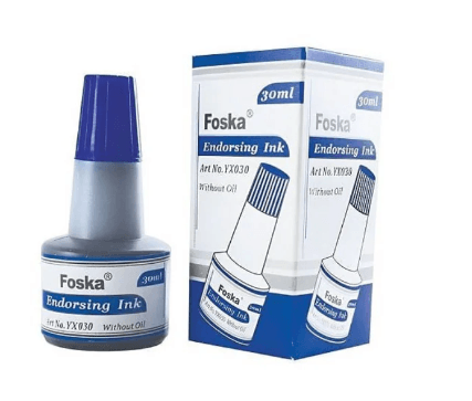 FOSKA ENDORSING INK 30ML BLUE