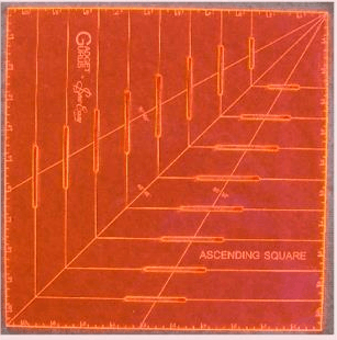 Square Ascending Quilt ruler