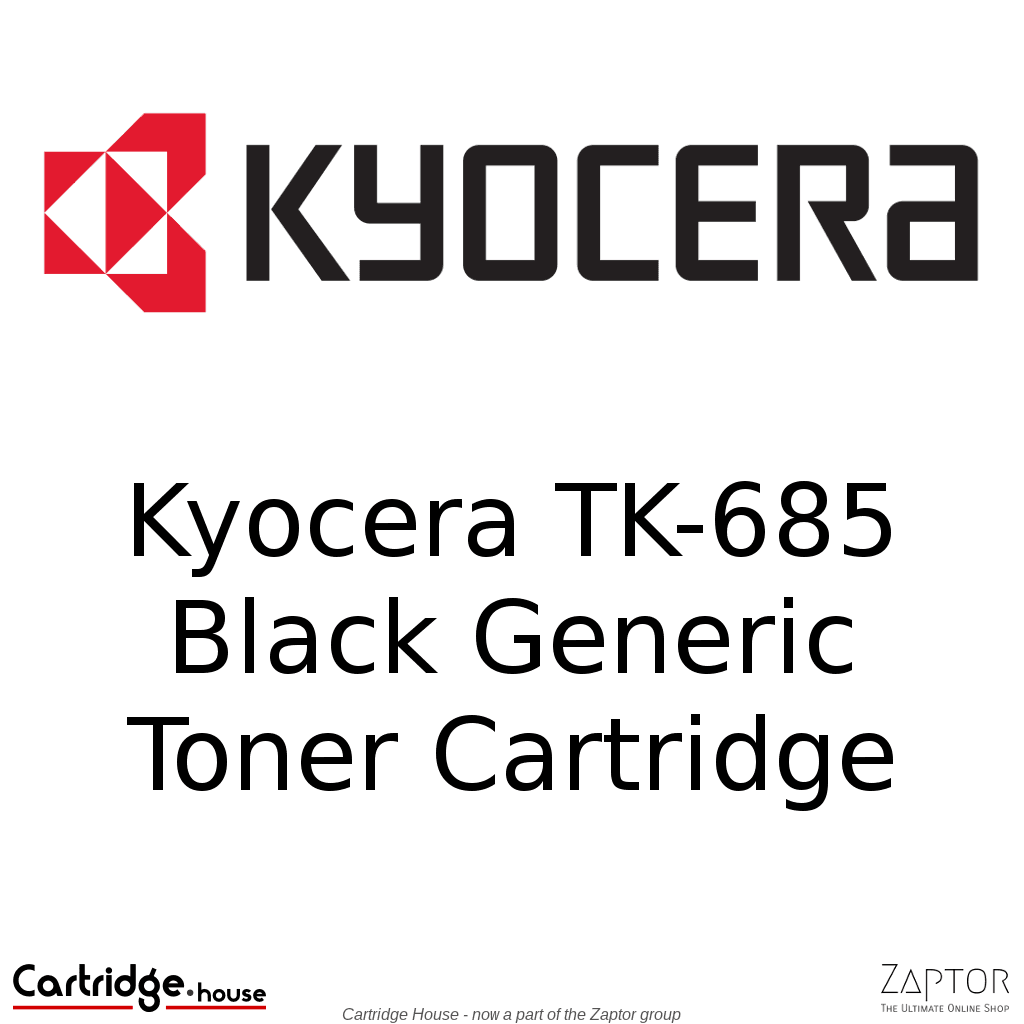 Kyocera TK-685 Black Compatible Toner Cartridge - Alternate Brand