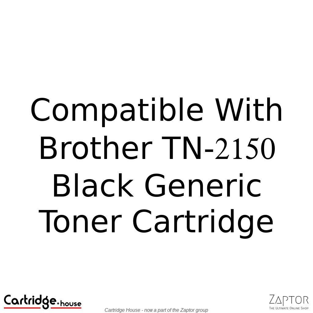 Brother TN-2150 Black Compatible Toner Cartridge - Alternate Brand