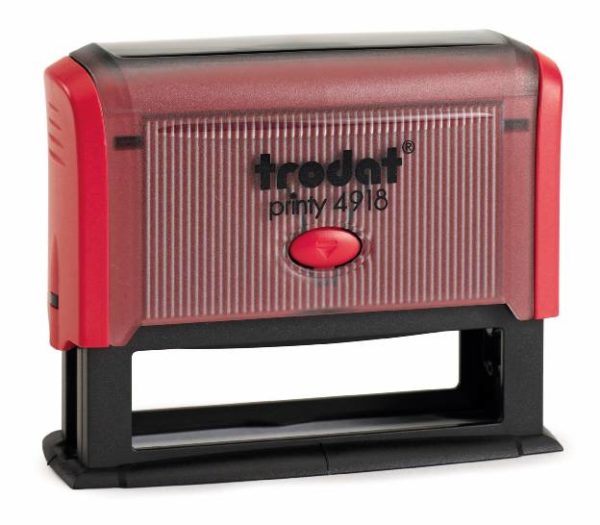 Trodat Enhanced 4918 Custom Rubber Stamp – 75mm x 15mm