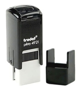 Trodat Basic Series 4921 Custom Rubber Stamp – 12mm x 12mm