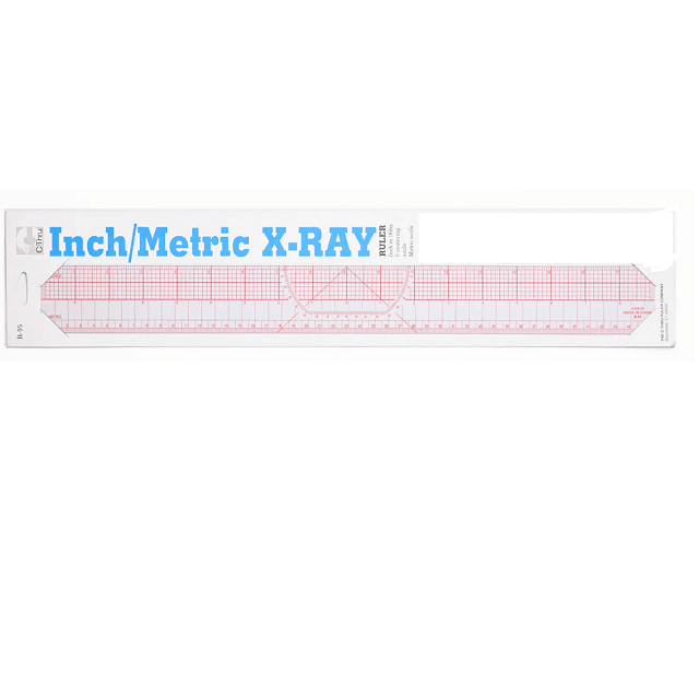 B95 C- Thru Ruler 18 inches (45cm)