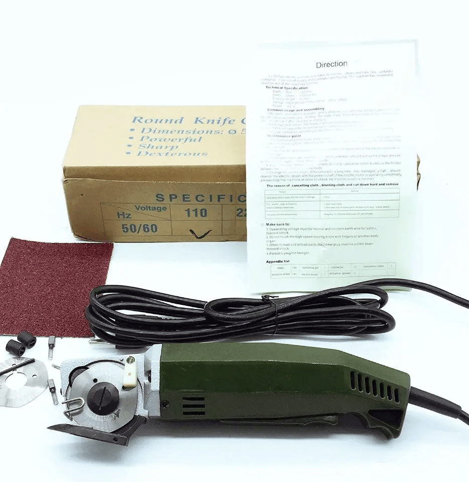 Electric Fabric Rotary Cutter - 50mm Blade