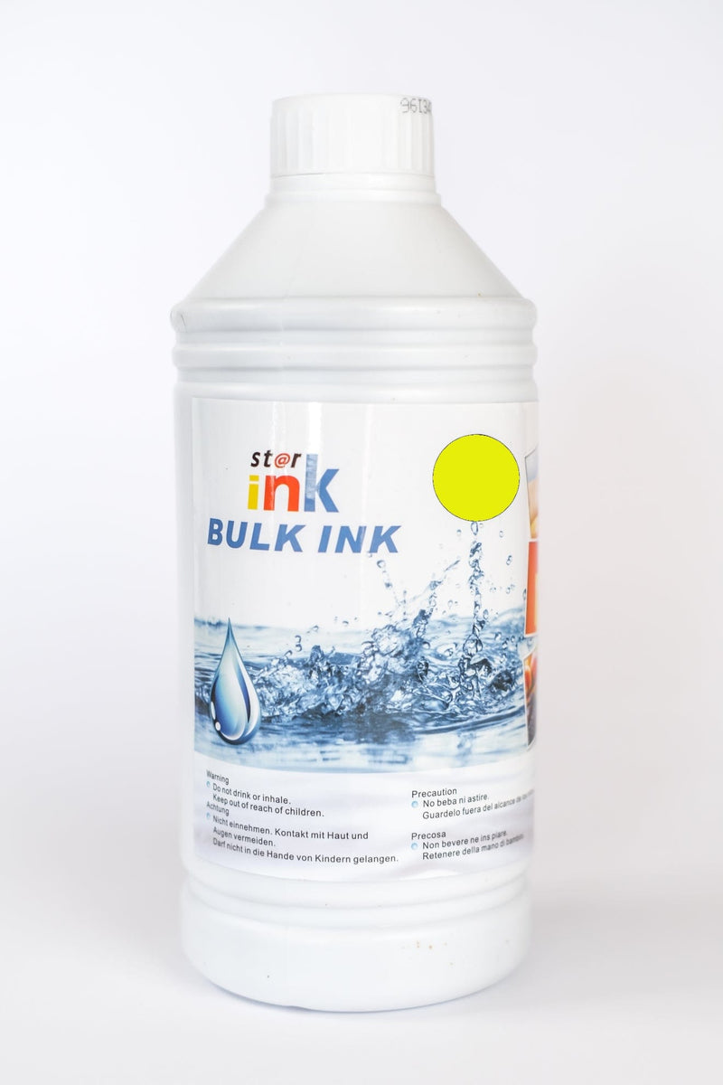 Universal Yellow Dye Based Ink Bottle (1L) - Alternate Brand