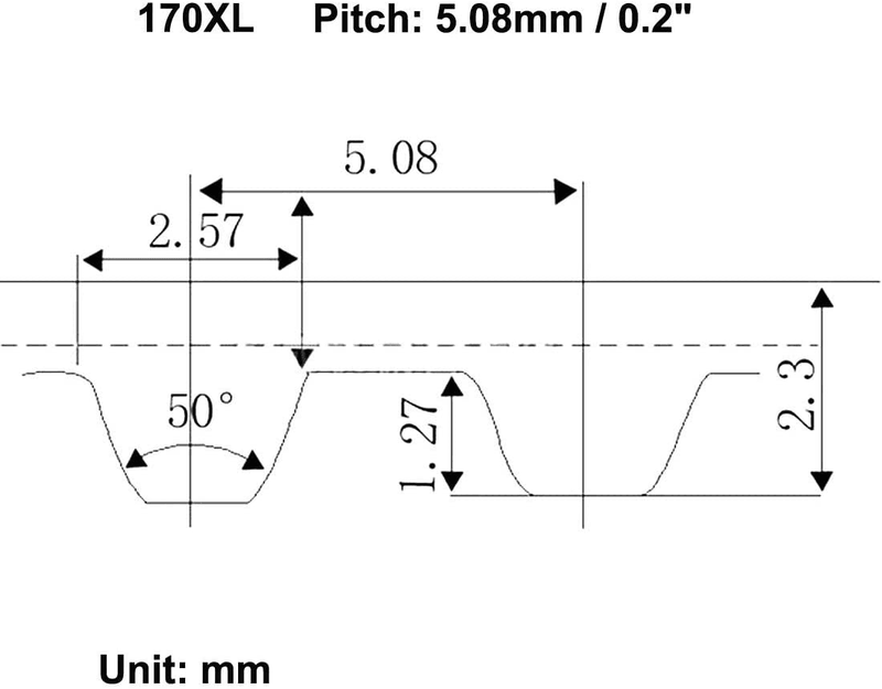 Timing Belt 170XL