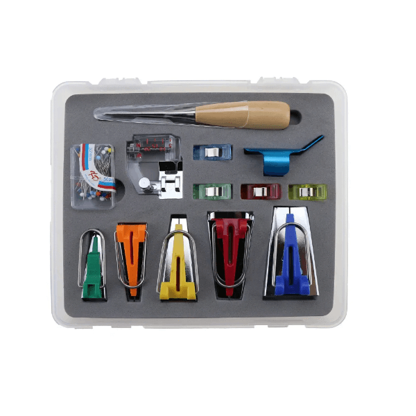 Bias Tape Maker Kit, 13 Piece Set