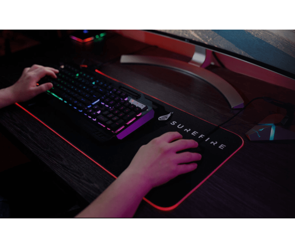 SUREFIRE Silent Flight RGB- Gaming Mouse Pad