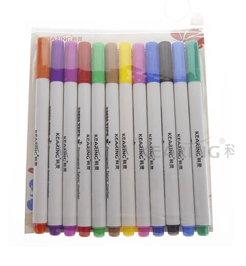 Fabric Markers Iron On Permanent 12 piece set