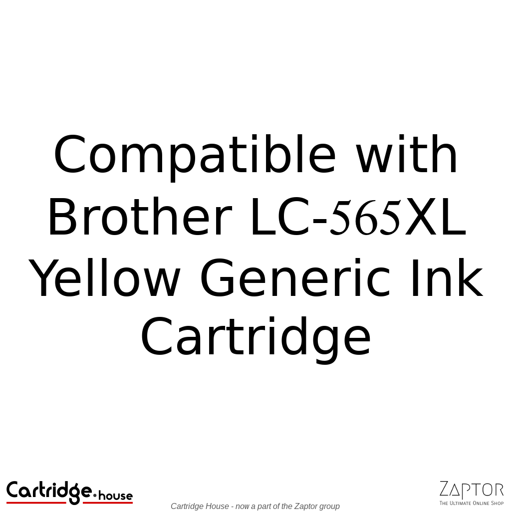 Brother LC-565XL Yellow Compatible Ink Cartridge - Alternate Brand