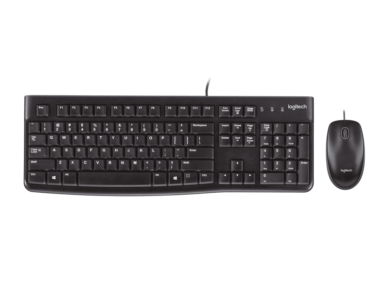 Logitech MK120 Corded Keyboard and Mouse Combo