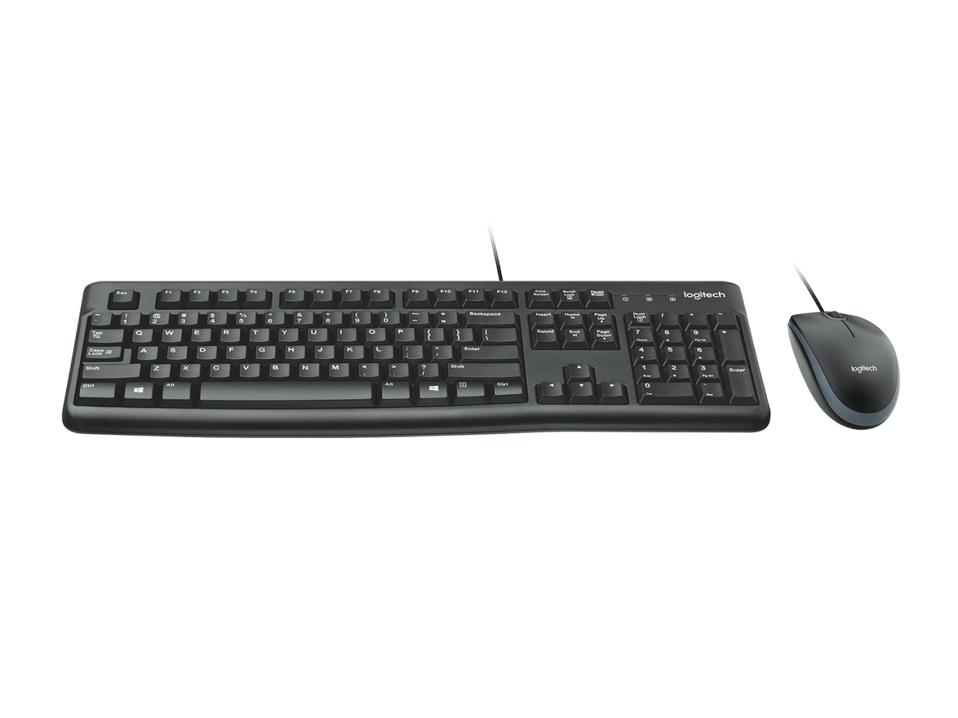 Logitech MK120 Corded Keyboard and Mouse Combo