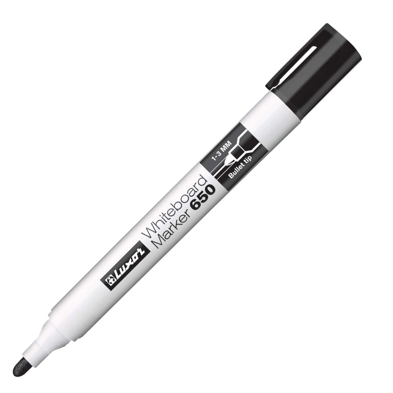 Luxor 650 Black Whiteboard Marker