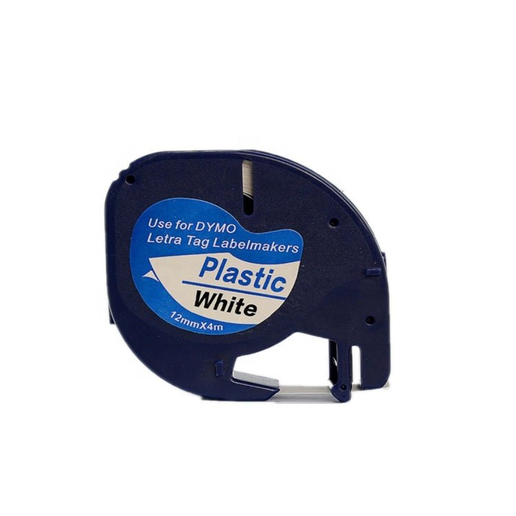 12267.jpg DYMO LetraTag 12mm x 4m Plastic Compatible Label Tape - Image 7
