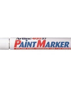 Artline - EK 400 Medium Point Permanent White Paint Marker 2 3mm