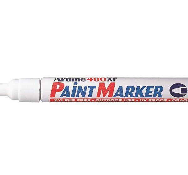 Artline - EK 400 Medium Point Permanent White Paint Marker 2 3mm