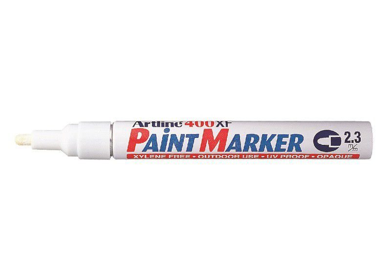 2324136000000086391.jpg Artline - EK 400 Medium Point Permanent White Paint Marker 2 3mm - Image 1