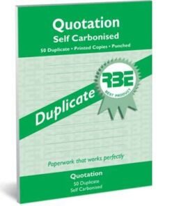 A5 Quotation Duplicate Pads