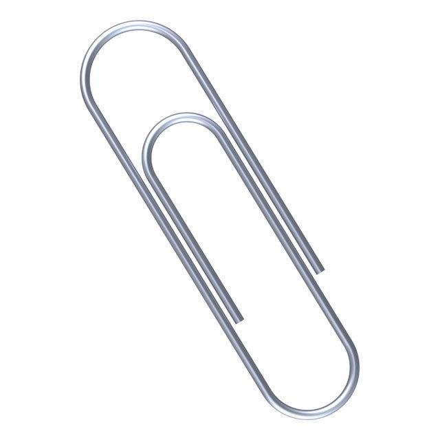 2324136000000133505.jpg 100 Paper Clips  33mm Silver - Image 1