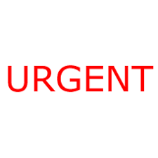2324136000000237527.png Xstamper Red Ink Stamp - Urgent - 1103 - Image 1