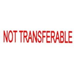 2324136000000237604.jpg Xstamper Red Ink Stamp - Not Transferable - SF-16 - Image 1