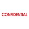 Xstamper Red Ink Stamp - Confidential - 1130