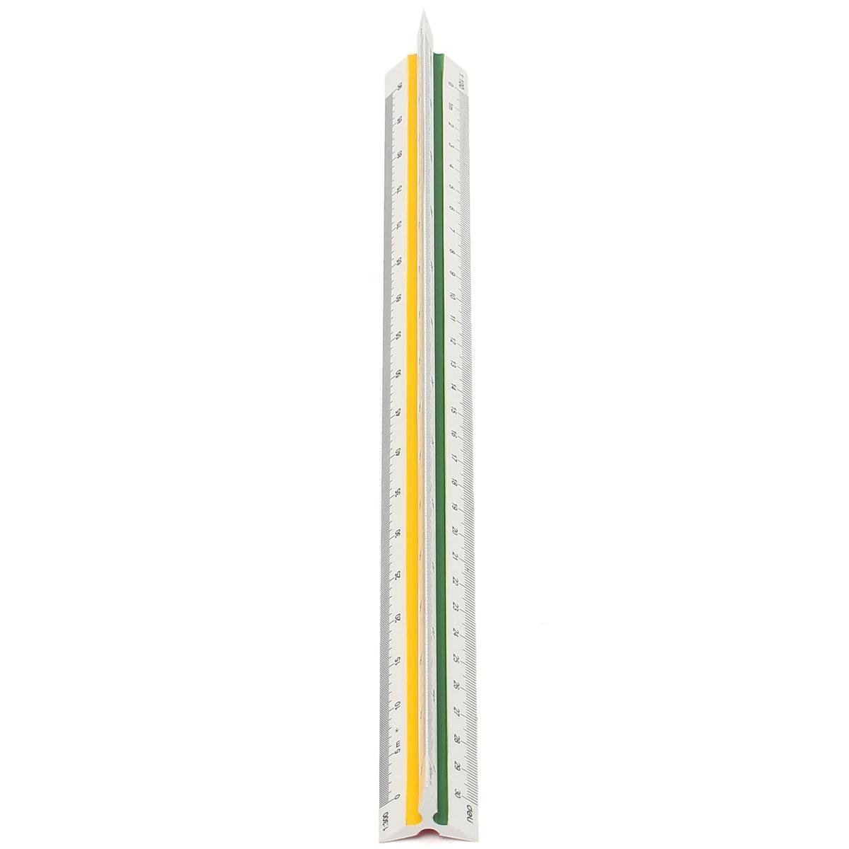 2324136000000239247.jpg Triangular Scale Ruler  1 100  1 200  1 250  1 300  1 400  1 500 - Image 1