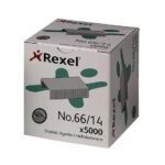 Rexel Staples No 66 14 Box of 5000  100 sheet capacity