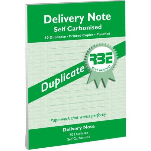 A5 Delivery Note Duplicate Pads