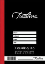 A4 Hard Cover 2 Quire Quad Ruled Counter Book  192 Pages