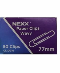 50 Paper Clips 77mm Silver