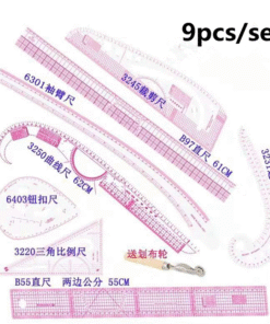 Dressmaker Curve Ruler Set Plastic  9pcs