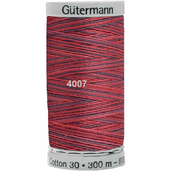 Gutermann Variegated Sewing thread Cotton 30 - Image 3