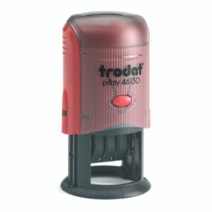 Trodat Printy dater 46130 Round Self-inking Rubber Stamp