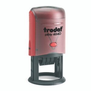 Trodat Printy dater 46140 Round Self-inking Rubber Stamp