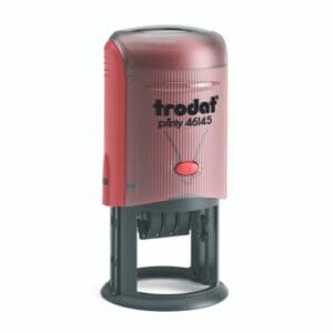 Trodat Printy dater 46145 Round Self-inking Rubber Stamp