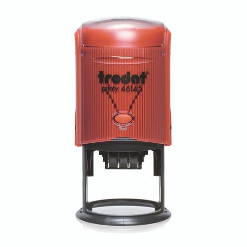 Trodat Printy dater 46145 Round Self-inking Rubber Stamp - Image 2