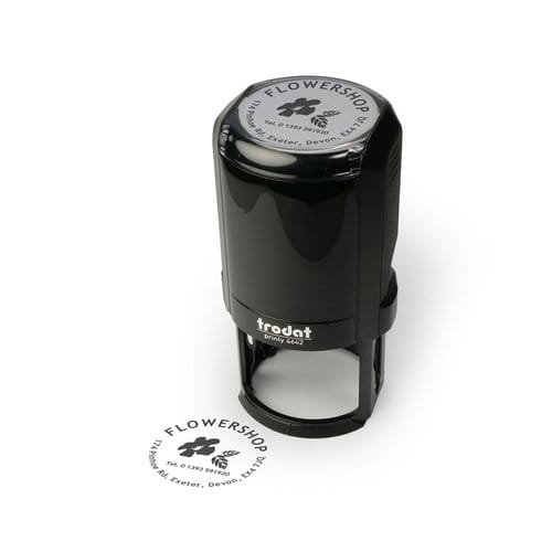 Trodat Printy Enhanced 4642 Round Self-inking Rubber Stamp - Image 3