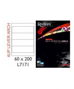 White Laser Label 60 x 200mm L A