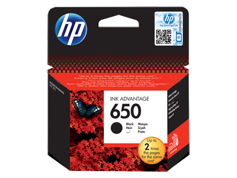 HP 650 Black Original Ink Advantage Cartridge (CZ101AK)