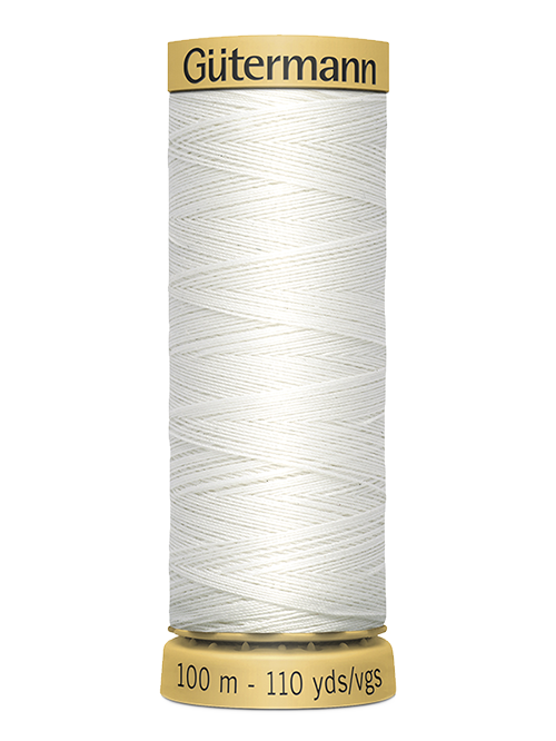 744484.png Gutermann 100% Natural C Ne 50 Cotton - 100m - Image 1