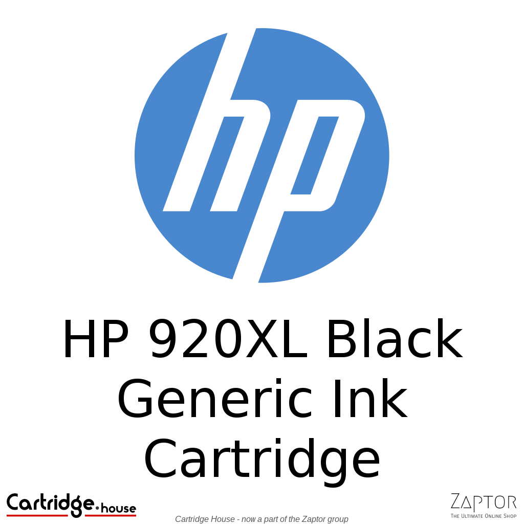 920XLB-1_2765b7d4-7980-4549-853f-0458e25a4fca.png HP 920XL Black Compatible Ink Cartridge - Alternate Brand - Image 1