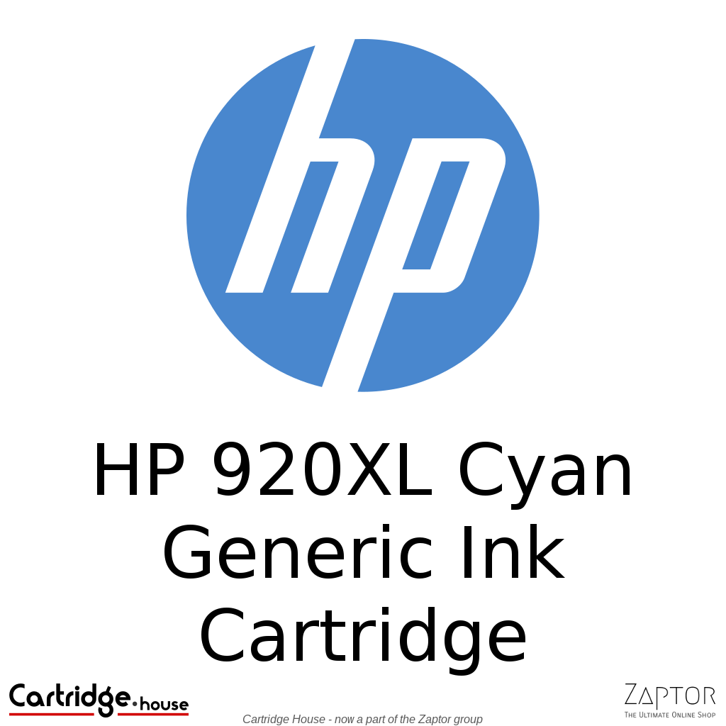920XLC-1_efcb539a-4a33-4079-aaa9-d7080635b355.png HP 920XL Cyan Compatible Ink Cartridge - Alternate Brand - Image 1