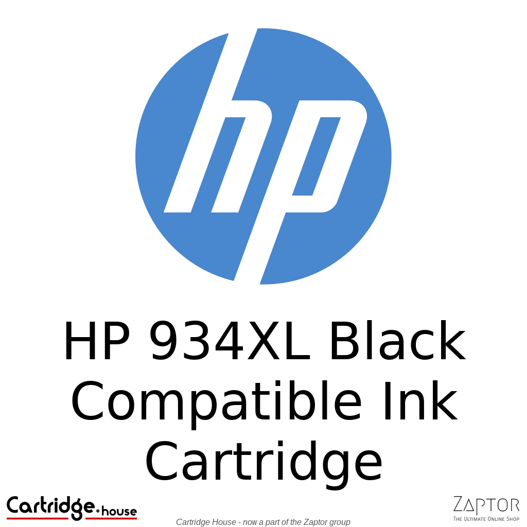 934XLBK.png HP 934XL Black Compatible Ink Cartridge - Alternate Brand - Image 1