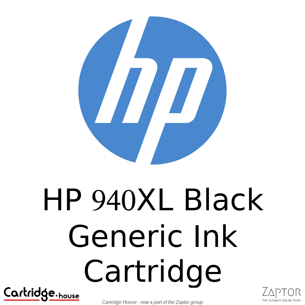 940B_1.png HP 940XL Black Compatible Ink Cartridge - Alternate Brand - Image 1